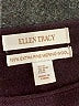 Ellen Tracy 100% Merino Extra Fine Wool Brown Burgundy Wool Pullover Sweater Size M - photo 8