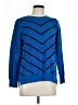 Liz Claiborne 100% Cotton Chevron-herringbone Blue Pullover Sweater Size L (petite) - photo 1