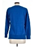 Liz Claiborne 100% Cotton Chevron-herringbone Blue Pullover Sweater Size L (petite) - photo 2