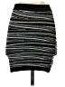 Assorted Brands Stripes Gray Casual Skirt Size S - photo 2