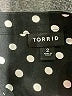 Torrid Polka Dots Black Long Sleeve Blouse Size 2X Plus (2) - photo 7