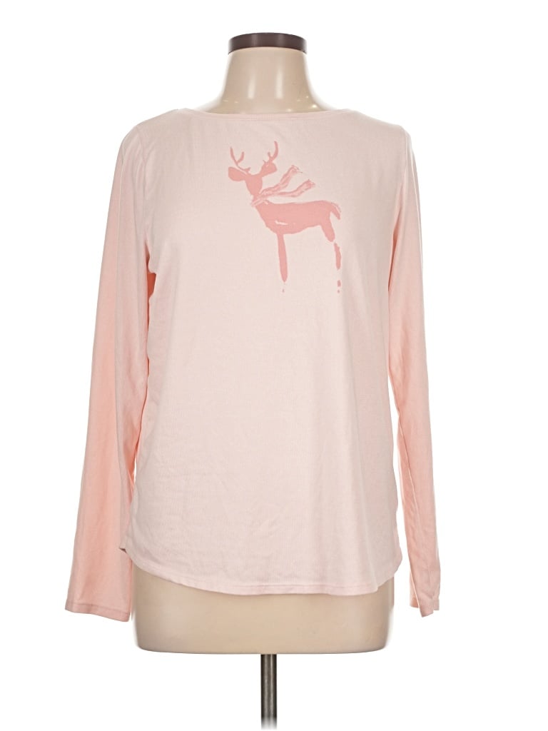 Pre-owned Hue Sweatshirt In Pink