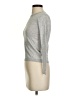 Iris & Ink Gray 3/4 Sleeve Silk Top Size S - photo 5