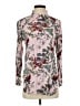 Grifflin 100% Polyester Floral Pink Long Sleeve Blouse Size S - photo 1