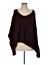 Carly Jean Metallic Burgundy Pullover Sweater Size S - photo 1