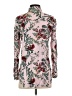 Grifflin 100% Polyester Floral Pink Long Sleeve Blouse Size S - photo 2