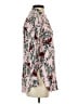 Grifflin 100% Polyester Floral Pink Long Sleeve Blouse Size S - photo 4
