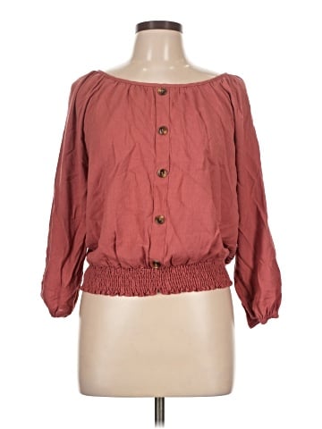 Timing 3/4 Sleeve Blouse (view 1)