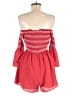 Assorted Brands 100% Polyester Hearts Red Romper Size S - photo 2
