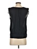 Banana Republic 100% Polyester Black Sleeveless Blouse Size S - photo 2