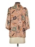 J by Joie 100% Polyester Paisley Tan 3/4 Sleeve Blouse Size S - photo 2