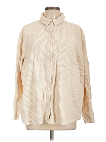 Divided by H&M Long Sleeve Button-Down Shirt (view 1)