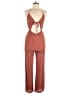 12th Tribe Solid Brown Jumpsuit Size XS - photo 1