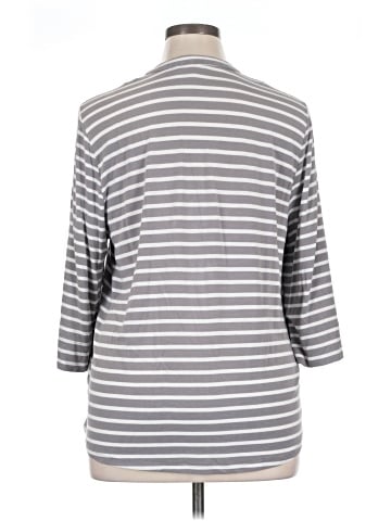 Calvin Klein 3/4 Sleeve Button-Down Shirt (view 2)