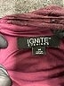 Ignite Evenings 100% Polyester Burgundy Cocktail Dress Size 14 - photo 7