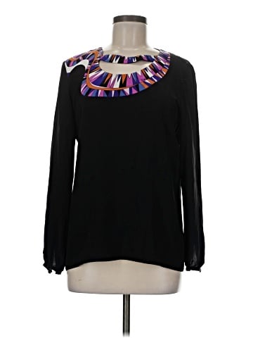 Emilio Pucci Long Sleeve Silk Top (view 1)