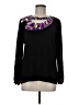 Emilio Pucci 100% Silk Color Block Zebra Print Tweed Tropical Black Long Sleeve Silk Top Size EU (IT) 42 / US 6 - photo 1
