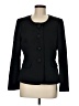 Le Suit 100% Polyester Black Blazer Size 8 - photo 1