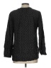 Old Navy 100% Rayon Polka Dots Black Long Sleeve Blouse Size L - photo 2