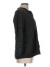 Old Navy 100% Rayon Polka Dots Black Long Sleeve Blouse Size L - photo 4