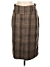 Ninety Plaid Brown Tan Formal Skirt Size 12 - photo 2