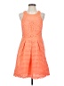 Baraschi Orange Cocktail Dress Size 4 - photo 1