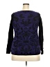 Dana Buchman Paisley Purple Pullover Sweater Size XXL - photo 2