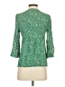 Boden 100% Viscose Green 3/4 Sleeve Blouse Size 4 - photo 2
