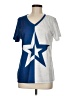 Unbranded Stars Silver Short Sleeve T-Shirt Size M - photo 1