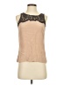 J.Crew 100% Silk Tan Sleeveless Silk Top Size 2 - photo 1