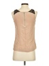 J.Crew 100% Silk Tan Sleeveless Silk Top Size 2 - photo 2
