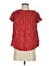Old Navy 100% Rayon Red Short Sleeve Blouse Size S - photo 1