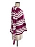St. John's Bay Stripes Burgundy Pullover Sweater Size M - photo 4