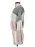 Debut 100% Polyester Color Block Gray Pullover Sweater Size S - photo 5
