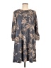 Apt. 9 Paisley Gray Casual Dress Size M - photo 1
