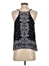 LUQ 100% Rayon Black Sleeveless Blouse Size S - photo 2