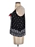 LUQ 100% Rayon Black Sleeveless Blouse Size S - photo 5