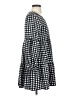 Unbranded Checkered-gingham Black Casual Dress Size S - photo 4