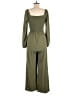 Kirundo Solid Green Jumpsuit Size S - photo 2