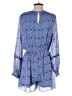 Zara 100% Polyester Paisley Blue Romper Size M - photo 2