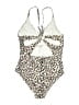 Unbranded Animal Print Ivory One Piece Swimsuit Size 1X - photo 2