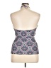 Leilani Multi Color Blue Sleeveless Blouse Size 14 - photo 2