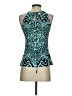 Ellie Kai Teal Sleeveless Blouse Size XS - photo 2