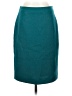 J.Crew 100% Wool Solid Teal Wool Skirt Size 2 - photo 1