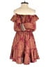 Selfie Leslie 100% Polyester Paisley Burgundy Romper Size XXS - photo 2
