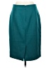 J.Crew 100% Wool Solid Teal Wool Skirt Size 2 - photo 2