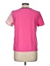 Shein 100% Polyester Color Block Pink Short Sleeve Blouse Size 6 - photo 2