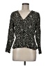A New Day Black Long Sleeve Blouse Size M - photo 1
