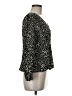 A New Day Black Long Sleeve Blouse Size M - photo 4