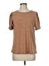 Shein Brown Short Sleeve Top Size 6 - photo 1